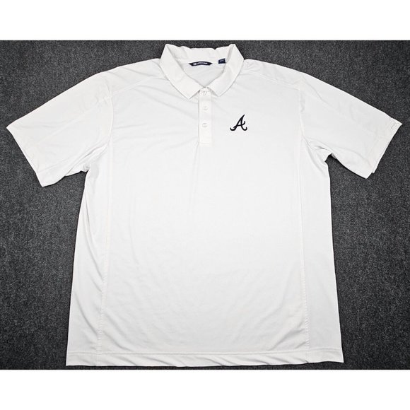 Cutter & Buck Shirts Atlanta Braves Polo Shirt Mens 2xlt Cutter